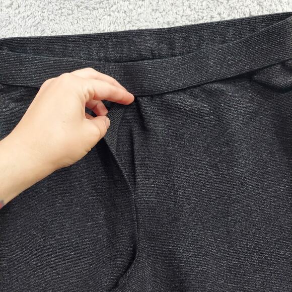 J Jill Pants Women's Small Wide Leg Elastic Waist Stretch Heathered Dark Gray - Picture 4 of 16